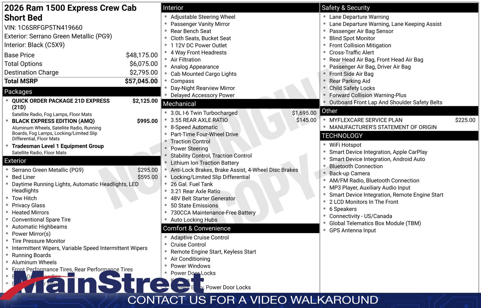 Used 2026 RAM 1500 Express AWD/4WD image 37
