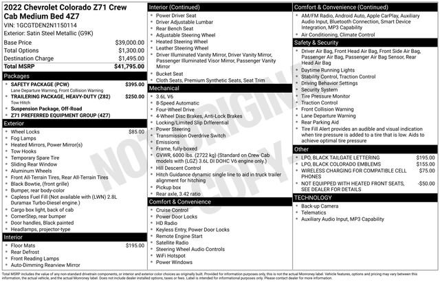 Used 2022 Chevrolet Colorado Z71 w/ Safety Package video 2