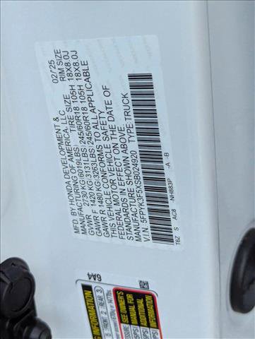 New 2025 Honda Ridgeline RTL image 16