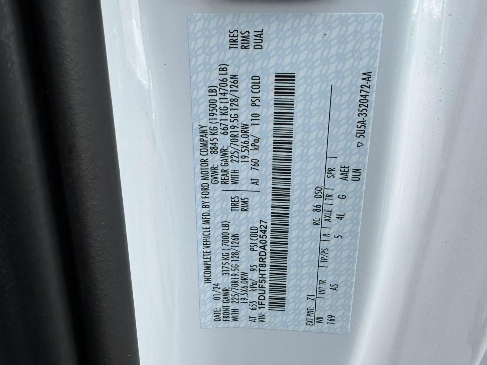 New 2024 Ford F550 4x4 Regular Cab Super Duty image 20