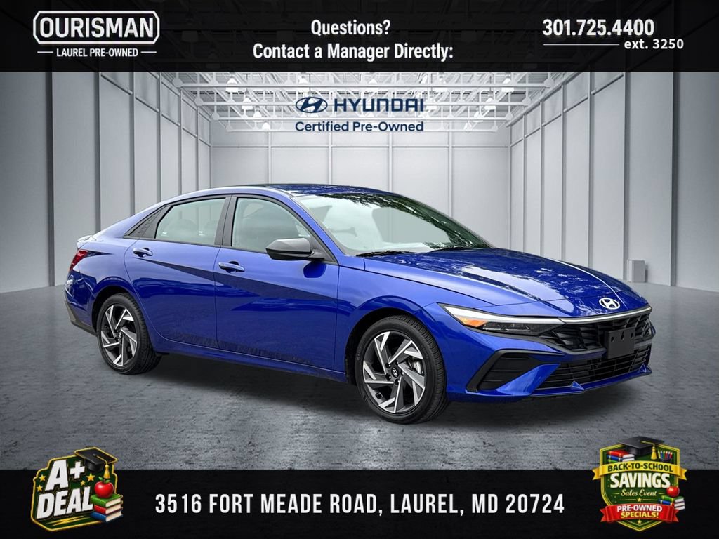 Certified 2025 Hyundai Elantra Sport FWD image 1
