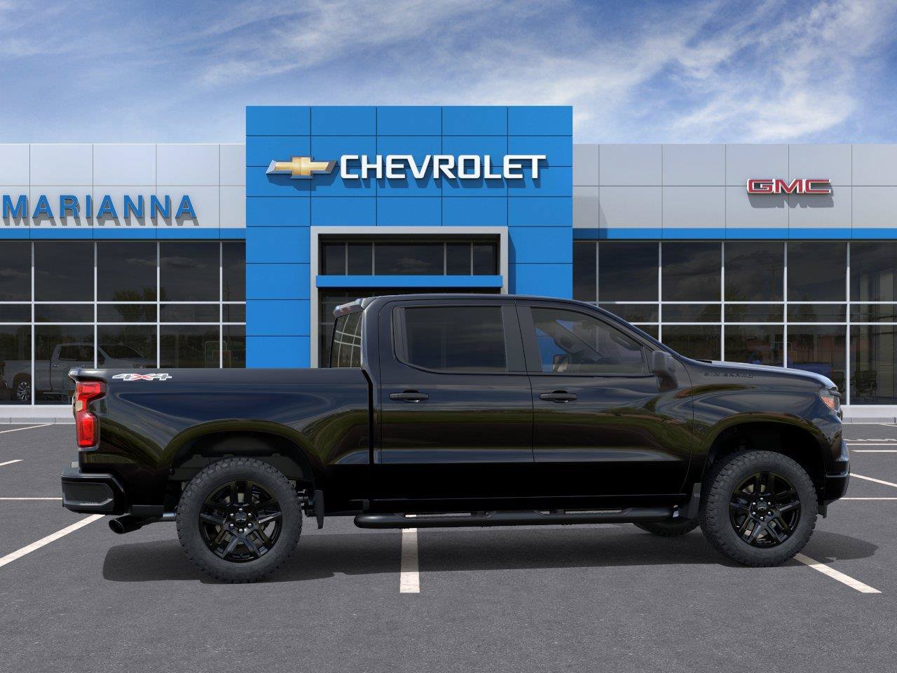 New 2026 Chevrolet Silverado 1500 Custom w/ Turbomax Blackout Package AWD/4WD image 5