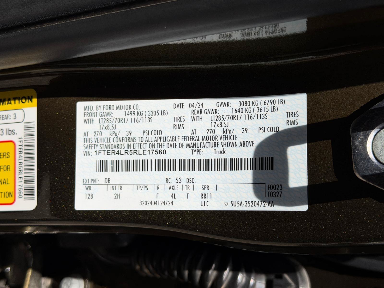Used 2024 Ford Ranger Raptor AWD/4WD image 60