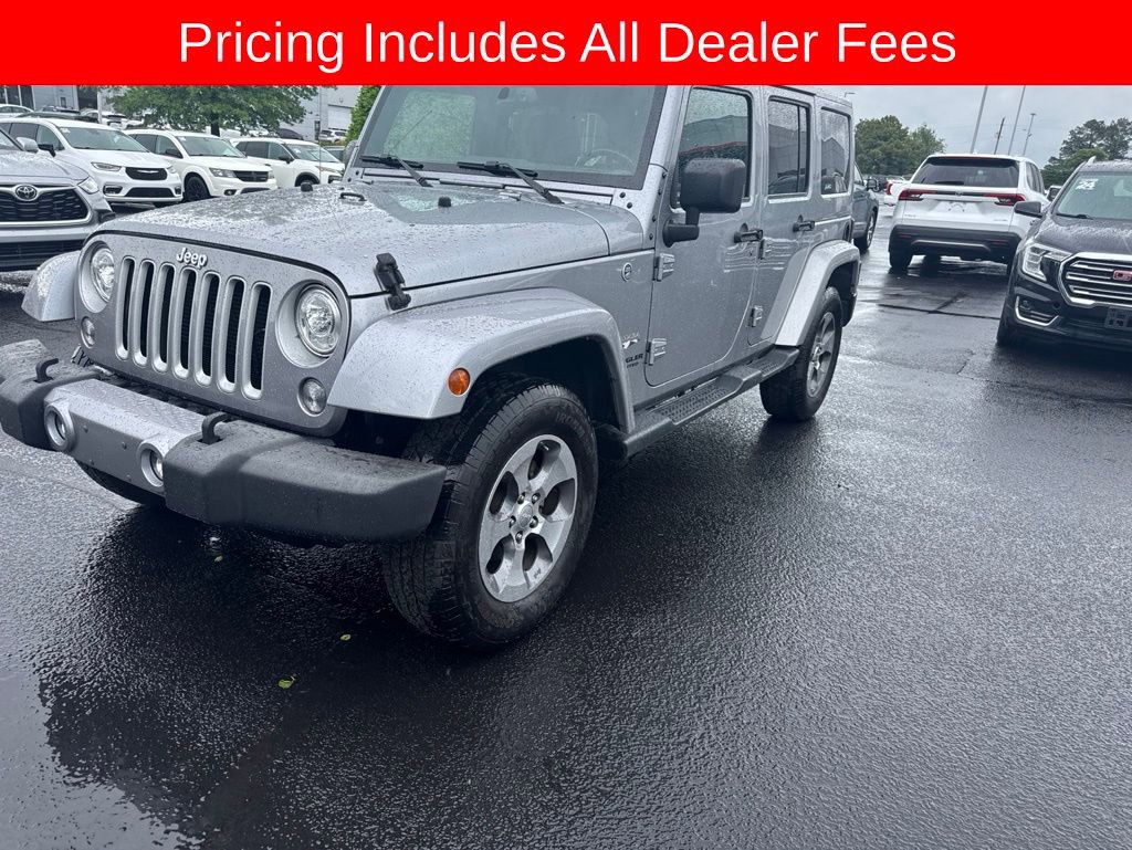 Used 2017 Jeep Wrangler Unlimited Sahara w/ Connectivity Group AWD/4WD image 1