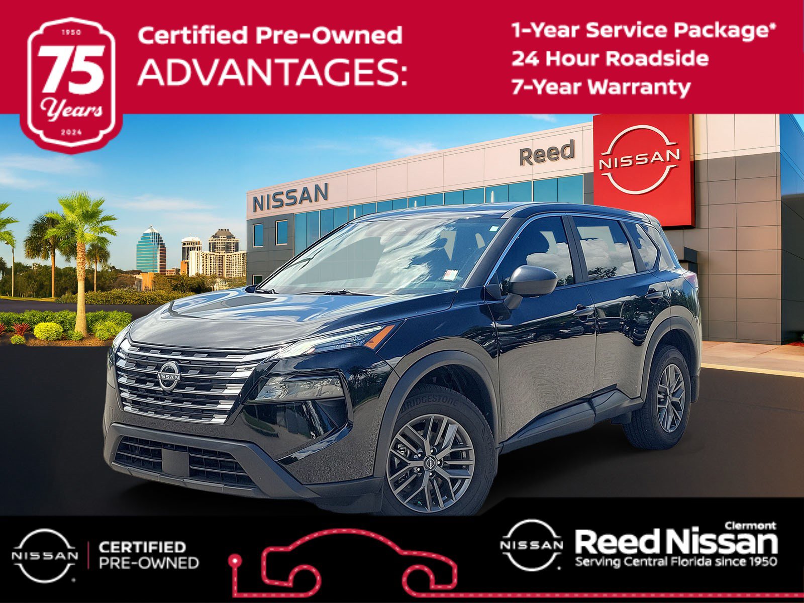 Certified 2025 Nissan Rogue S FWD image 1