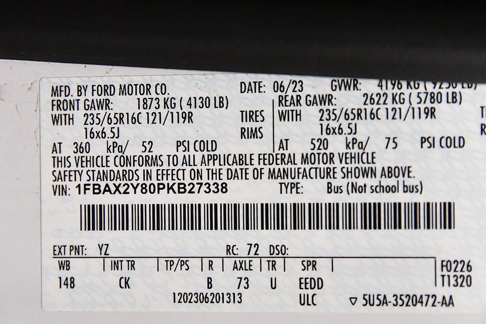 Used 2023 Ford Transit 350 XLT image 13