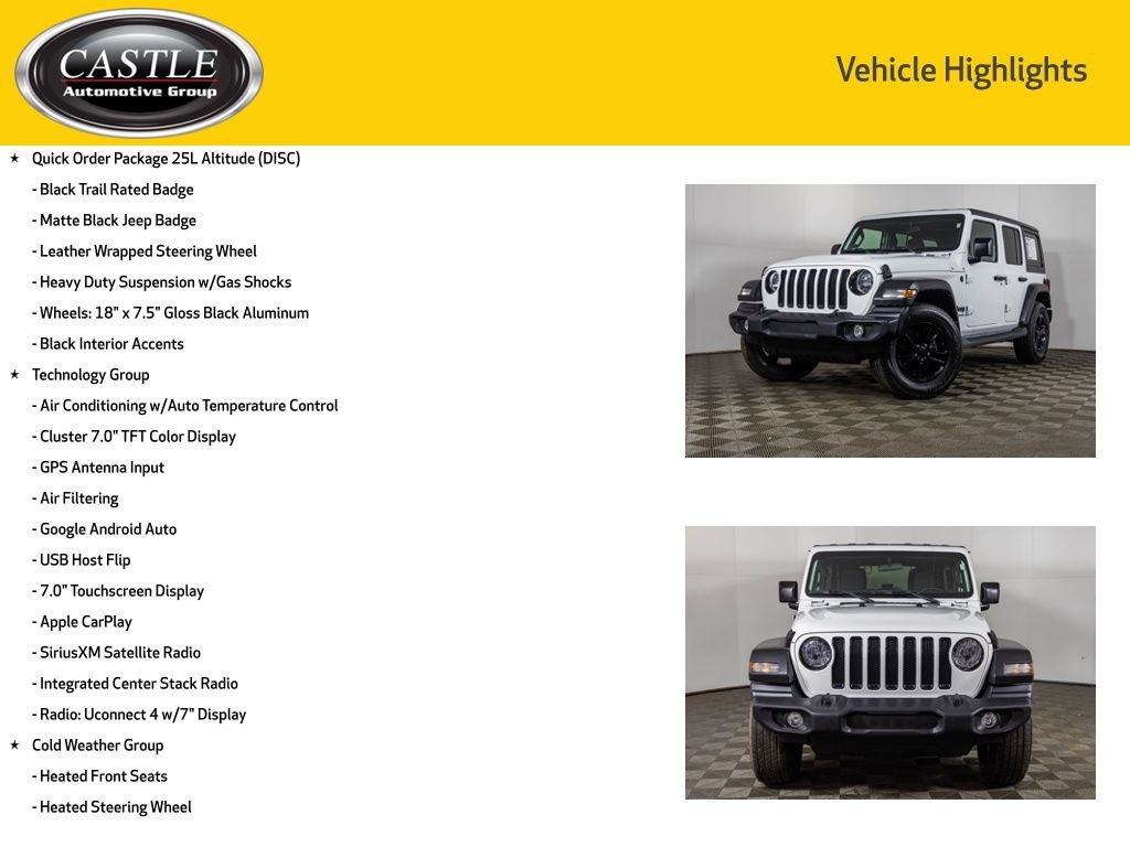 Used 2021 Jeep Wrangler Unlimited Sport AWD/4WD image 8