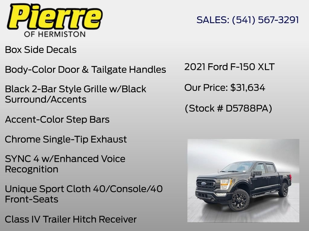 Used 2021 Ford F150 XLT w/ Equipment Group 301A Mid image 9