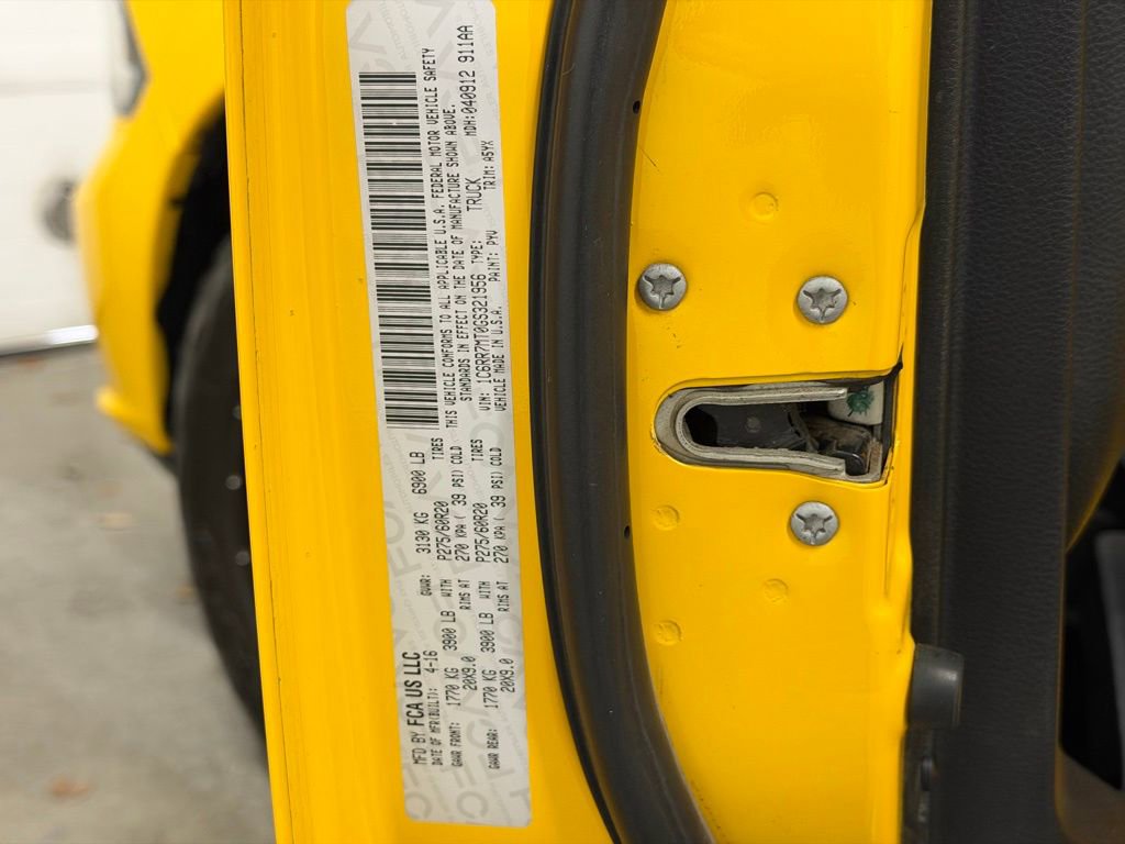 Used 2016 RAM 1500 Sport w/ Stinger Yellow Sport Package image 34