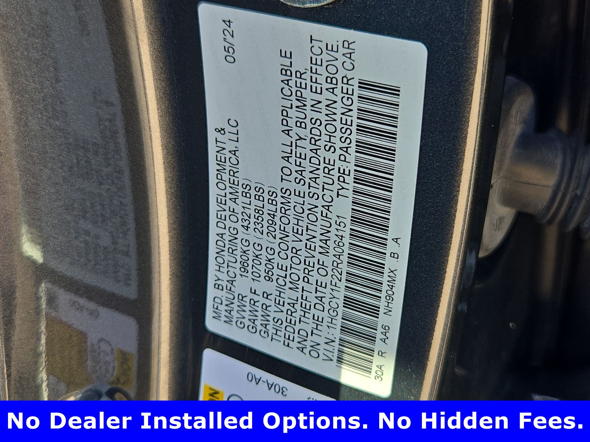 Used 2024 Honda Accord LX image 33