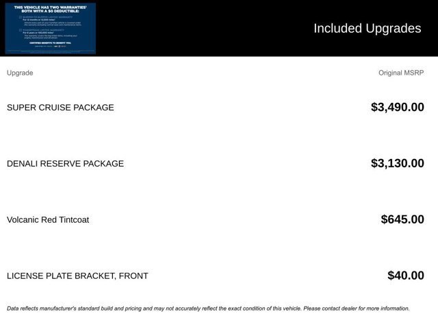 Used 2025 GMC Acadia Denali w/ Super Cruise Package