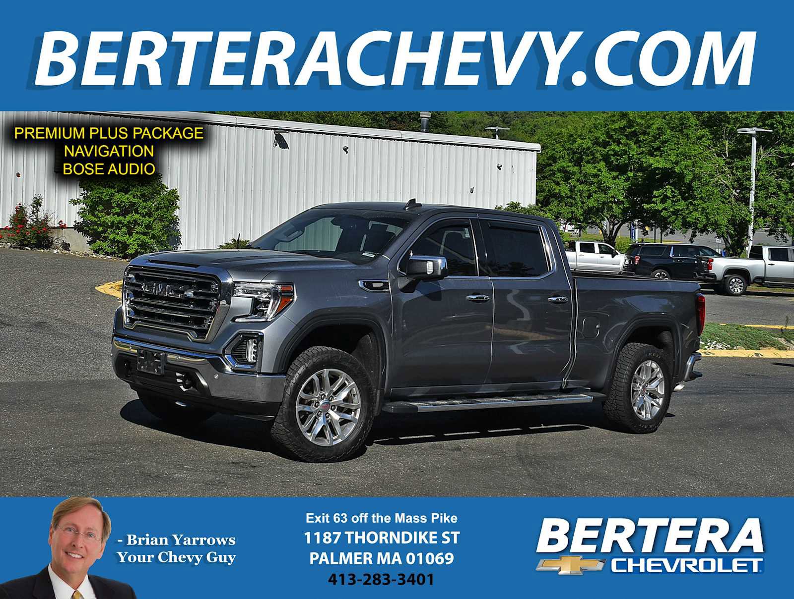 Used 2019 GMC Sierra 1500 SLT w/ SLT Premium Plus Package AWD/4WD image 1