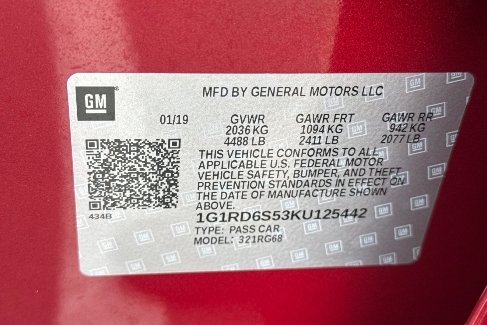 Used 2019 Chevrolet Volt Premier w/ Driver Confidence II Package FWD image 53