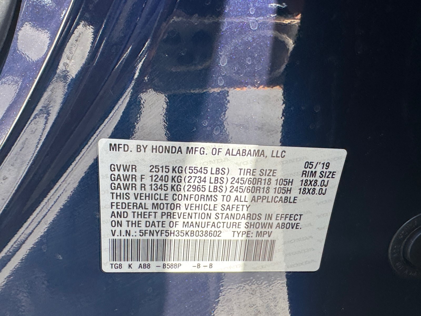 Used 2019 Honda Pilot EX image 16
