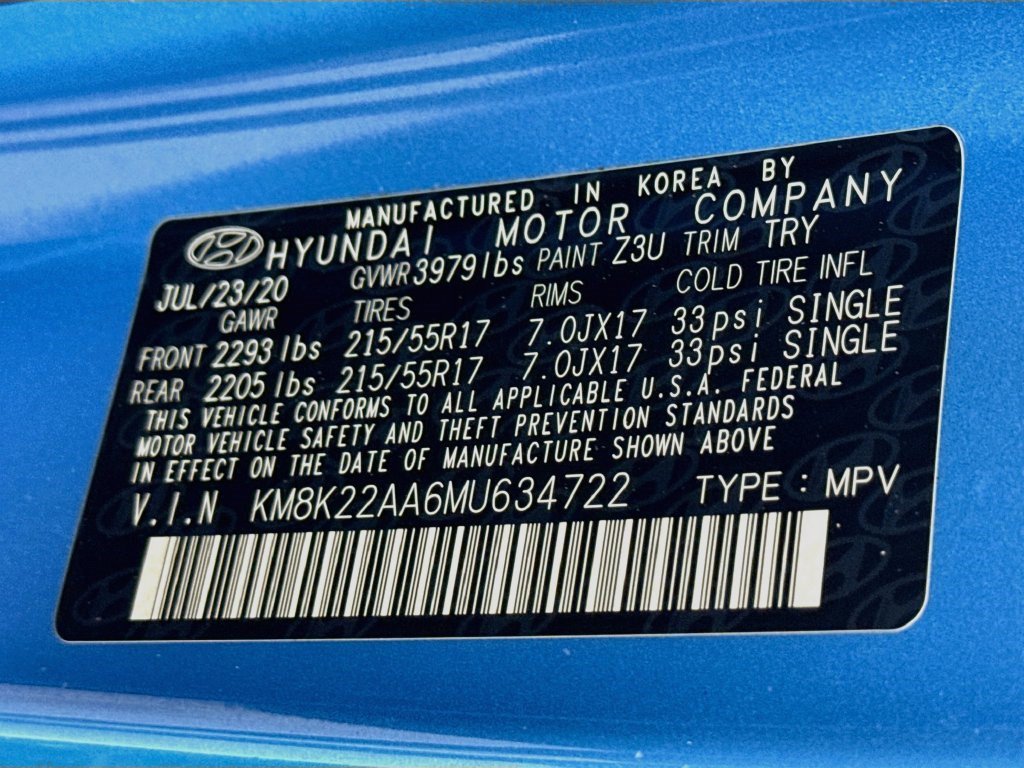 Used 2021 Hyundai Kona SEL FWD image 39