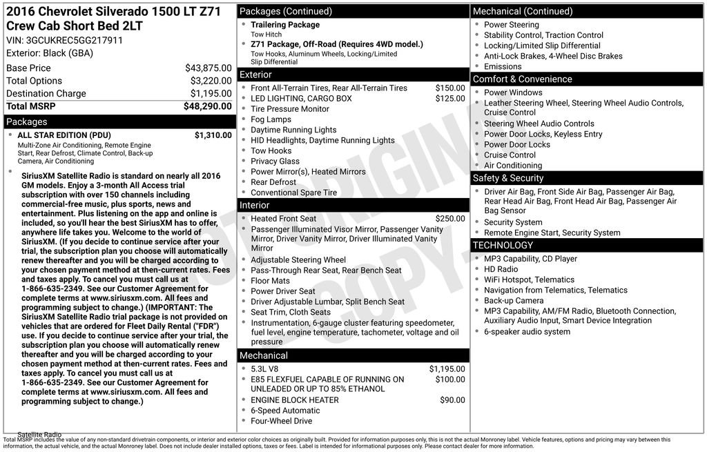 Used 2016 Chevrolet Silverado 1500 LT w/ All Star Edition image 15