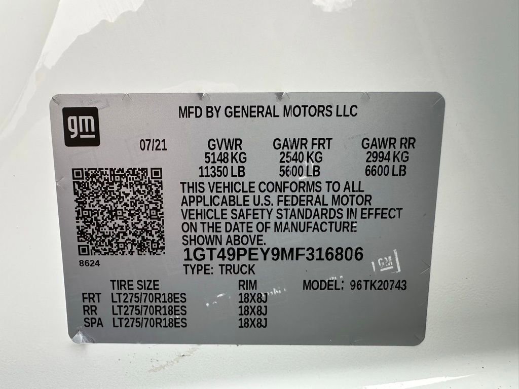 Used 2021 GMC Sierra 2500 AT4 w/ Gooseneck/5TH Wheel Package image 28