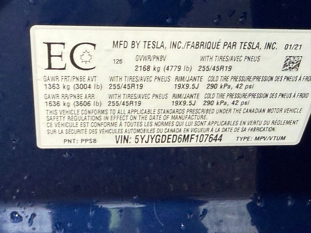 Used 2021 Tesla Model Y 2WD image 39