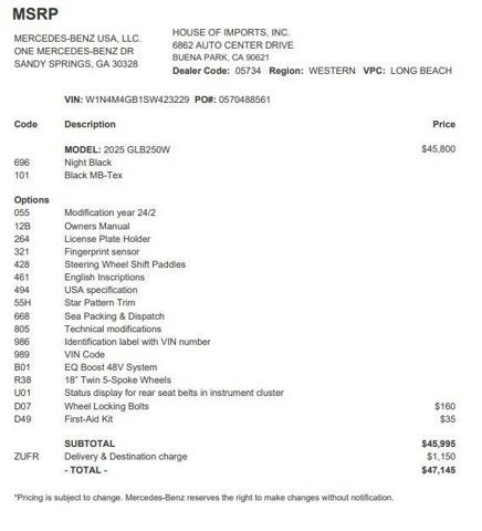 Certified 2025 Mercedes-Benz GLB 250 image 4