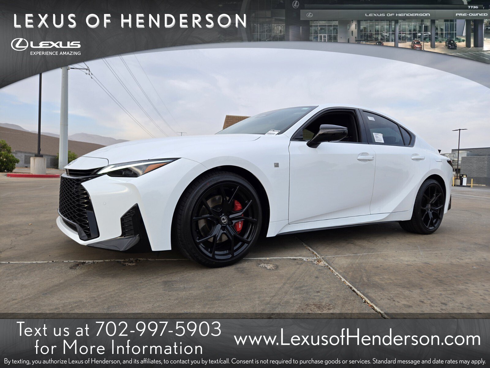 New 2026 Lexus IS 350 F Sport
