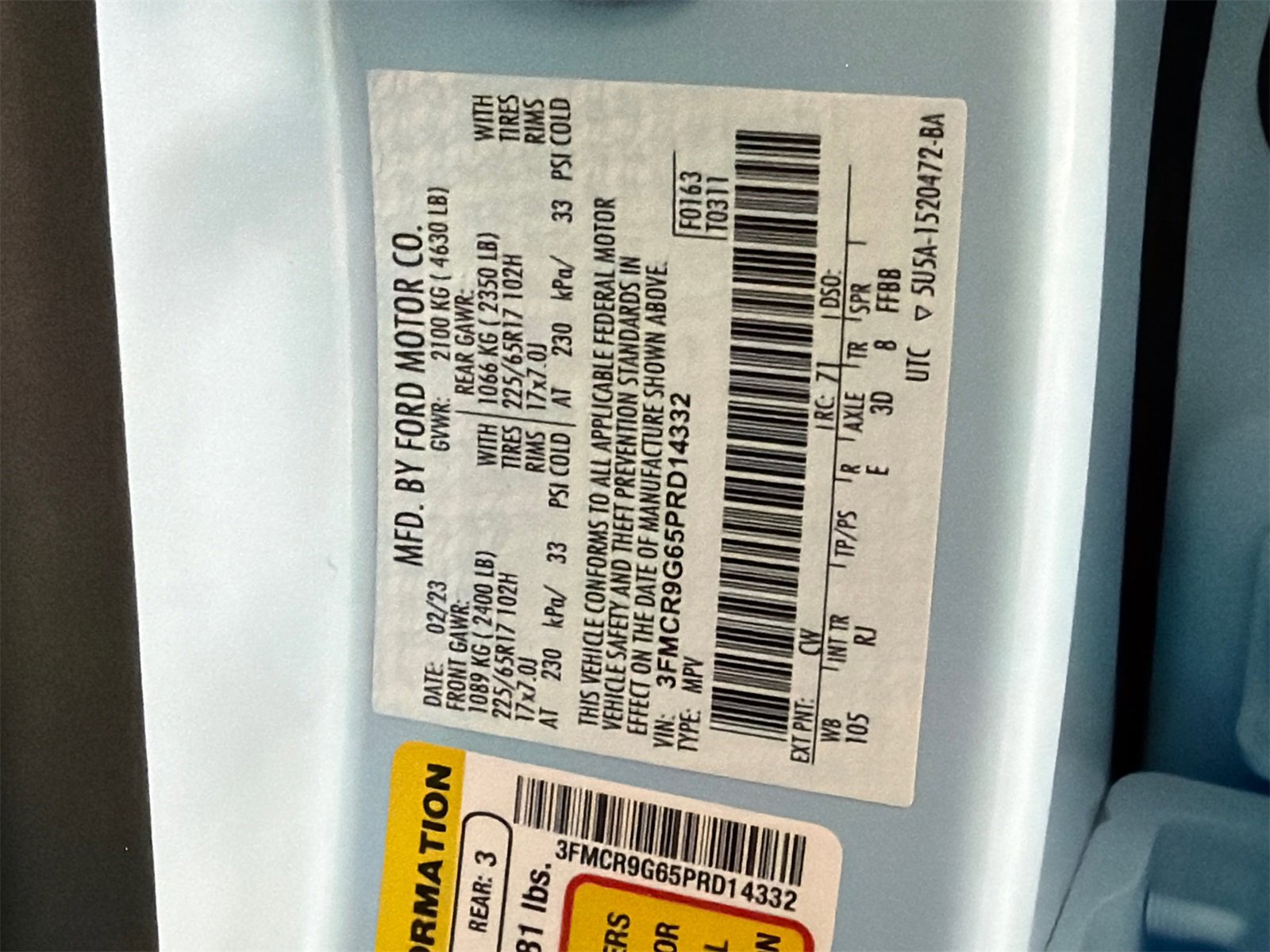 Used 2023 Ford Bronco Sport Heritage image 33