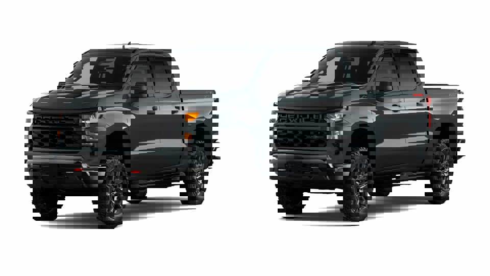 New 2026 Chevrolet Silverado 1500 Custom Trail Boss w/ LPO, Dark Essentials Package