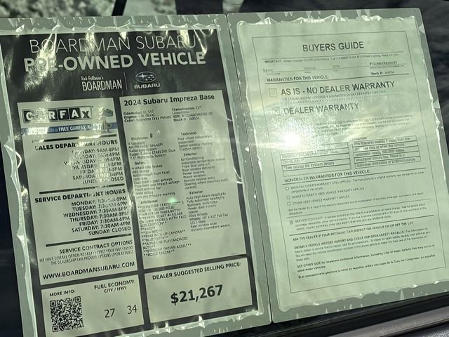 Used 2024 Subaru Impreza 2.0i image 29