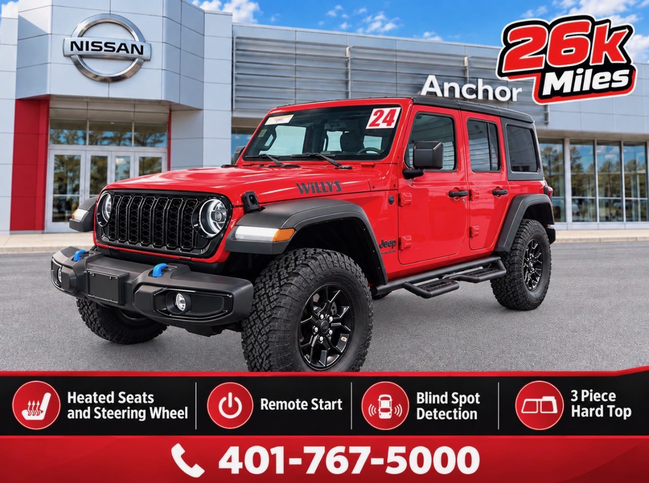 Used 2024 Jeep Wrangler Unlimited AWD/4WD image 3