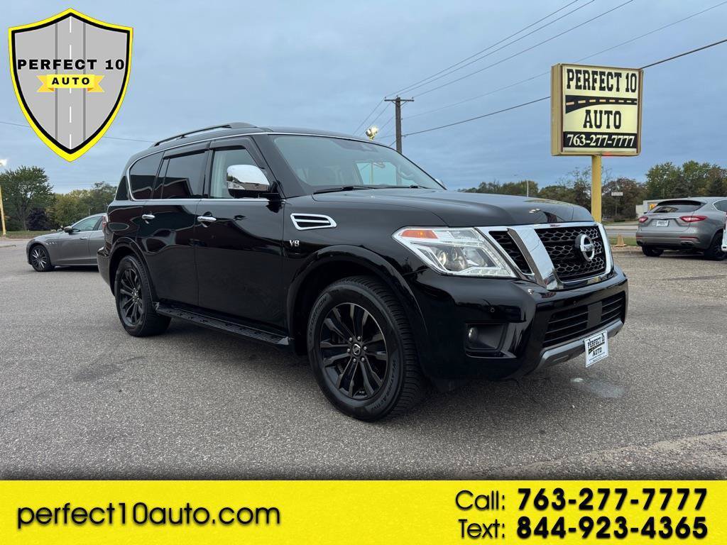Used 2019 Nissan Armada Platinum w/ Captain's Chairs Package AWD/4WD image 1
