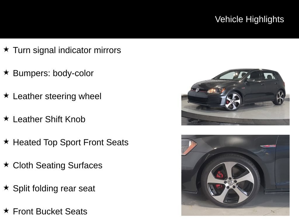 Used 2015 Volkswagen GTI S FWD image 13