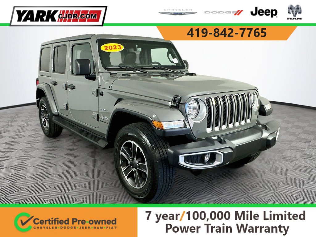 Certified 2023 Jeep Wrangler Unlimited Sahara