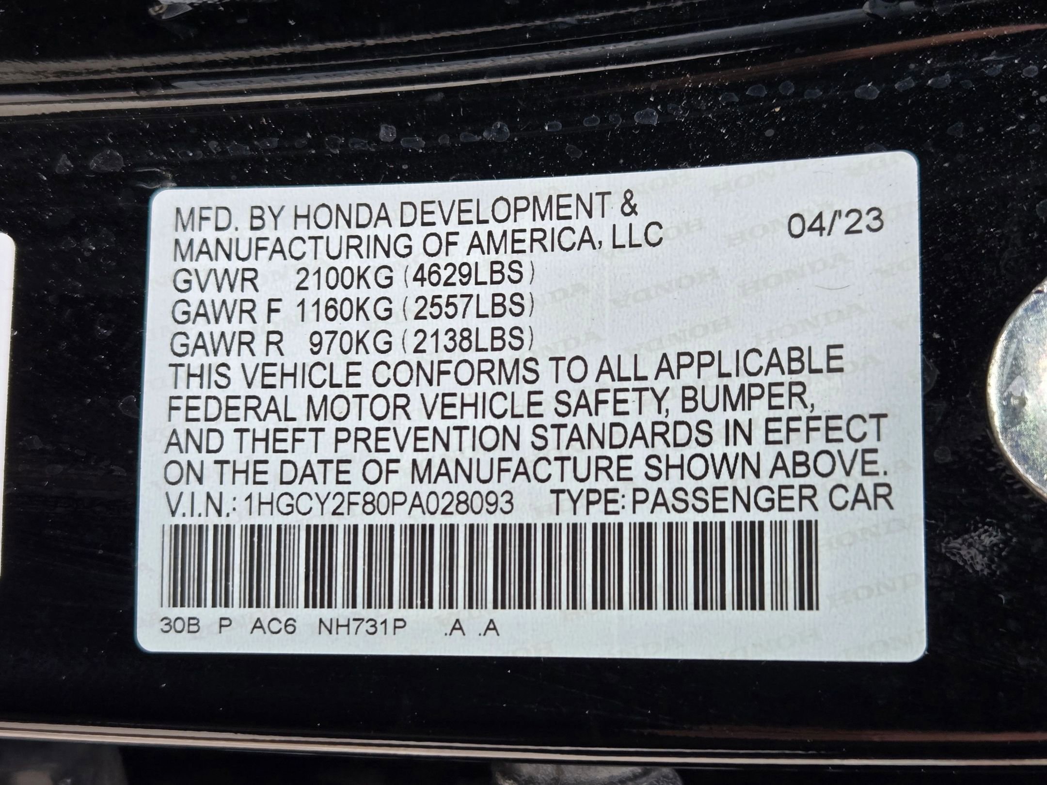 Used 2023 Honda Accord Touring image 33