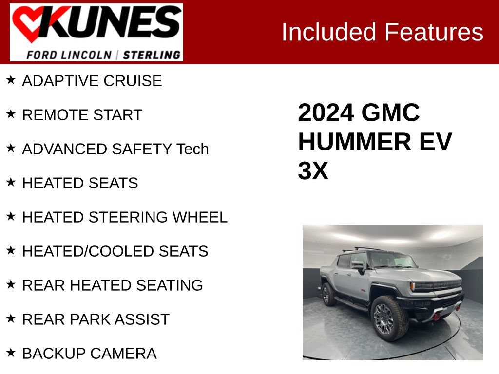 Used 2024 GMC Hummer EV 3X w/ LPO, Sport Package AWD/4WD image 2
