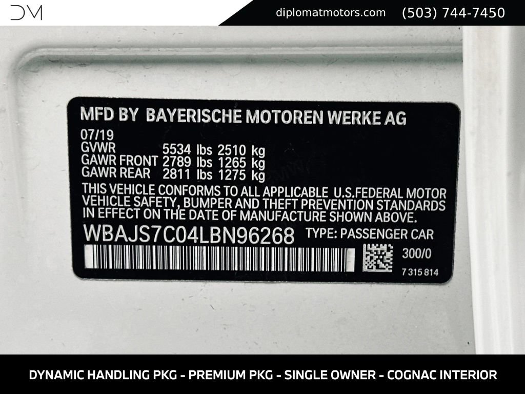 Used 2020 BMW M550i xDrive w/ Dynamic Handling Package AWD/4WD image 51