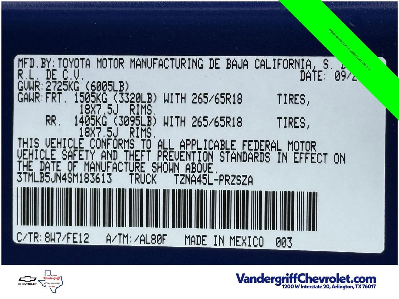 Used 2025 Toyota Tacoma TRD Sport AWD/4WD image 28
