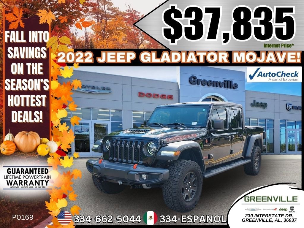 Used 2022 Jeep Gladiator Mojave w/ LED Lighting Group