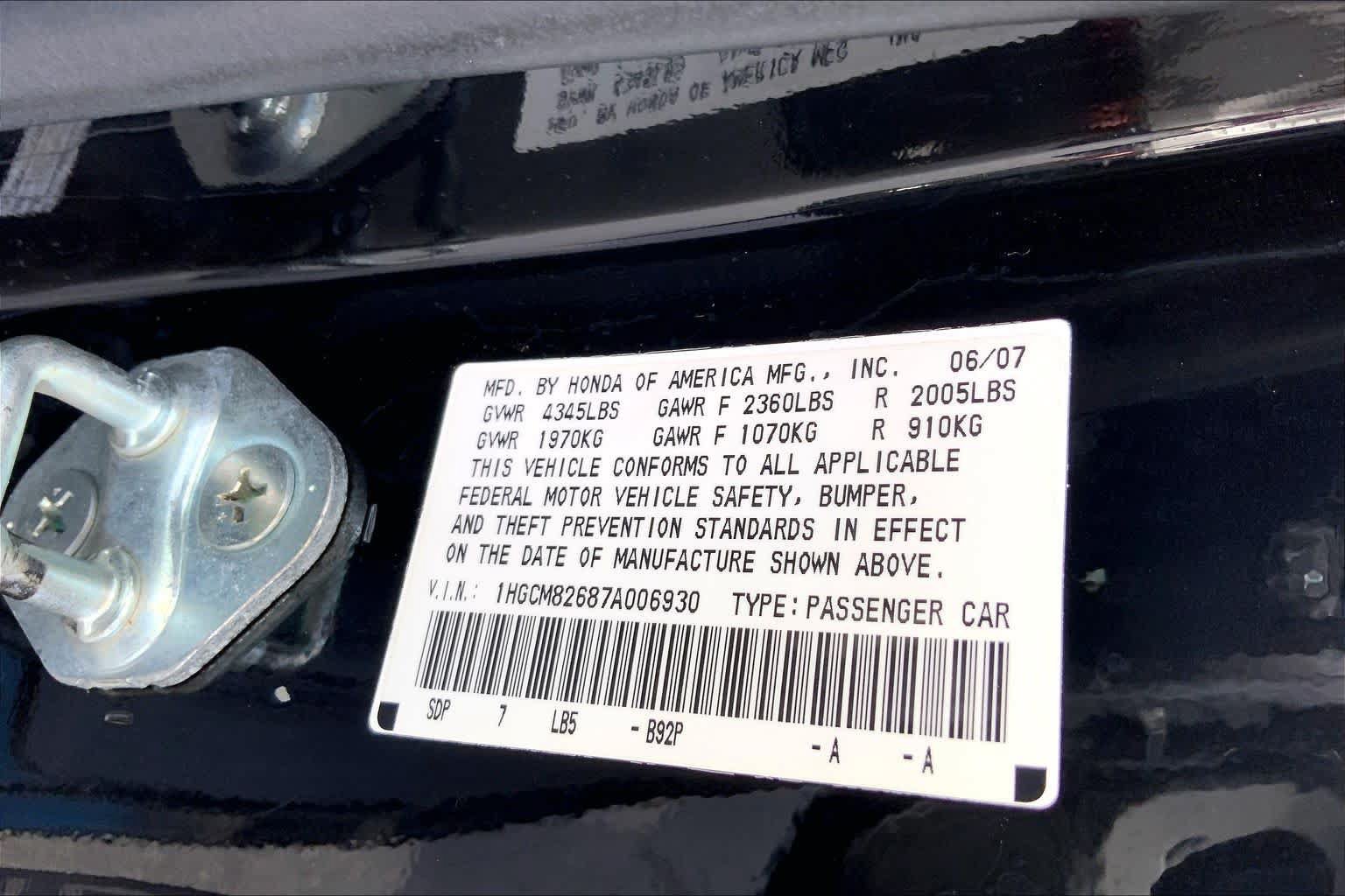 Used 2007 Honda Accord EX-L image 34