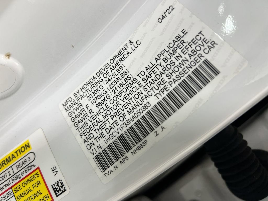 Used 2022 Honda Accord Sport image 27