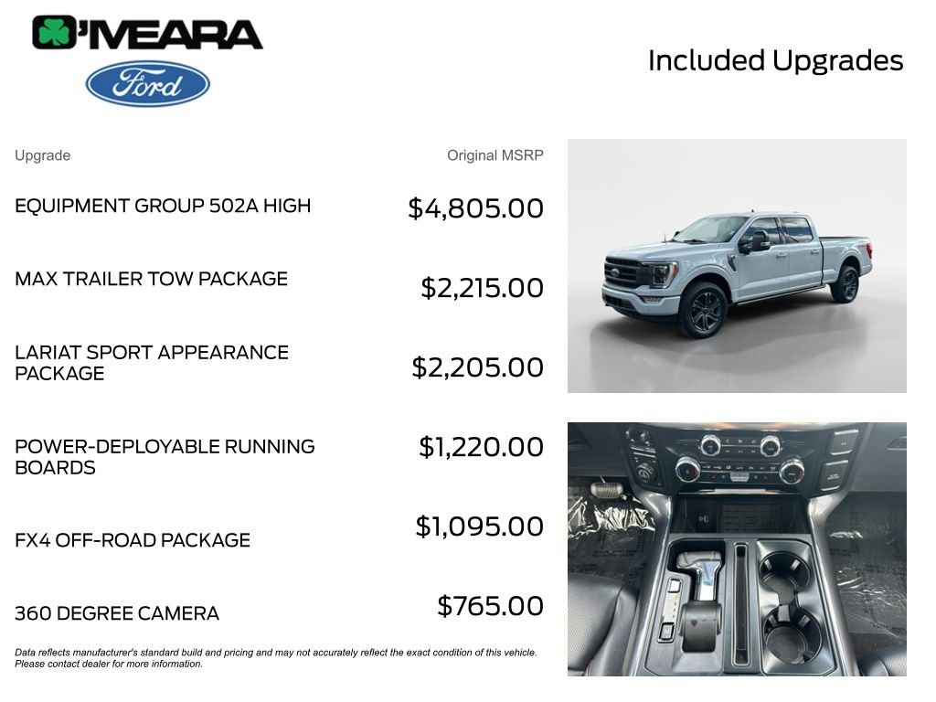 Used 2023 Ford F150 Lariat w/ Equipment Group 502A High AWD/4WD image 4