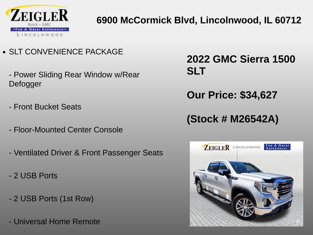 Certified 2022 GMC Sierra 1500 SLT w/ SLT Premium Package AWD/4WD image 30