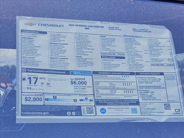 New 2026 Chevrolet Silverado 1500 RST w/ Redline Edition AWD/4WD image 18