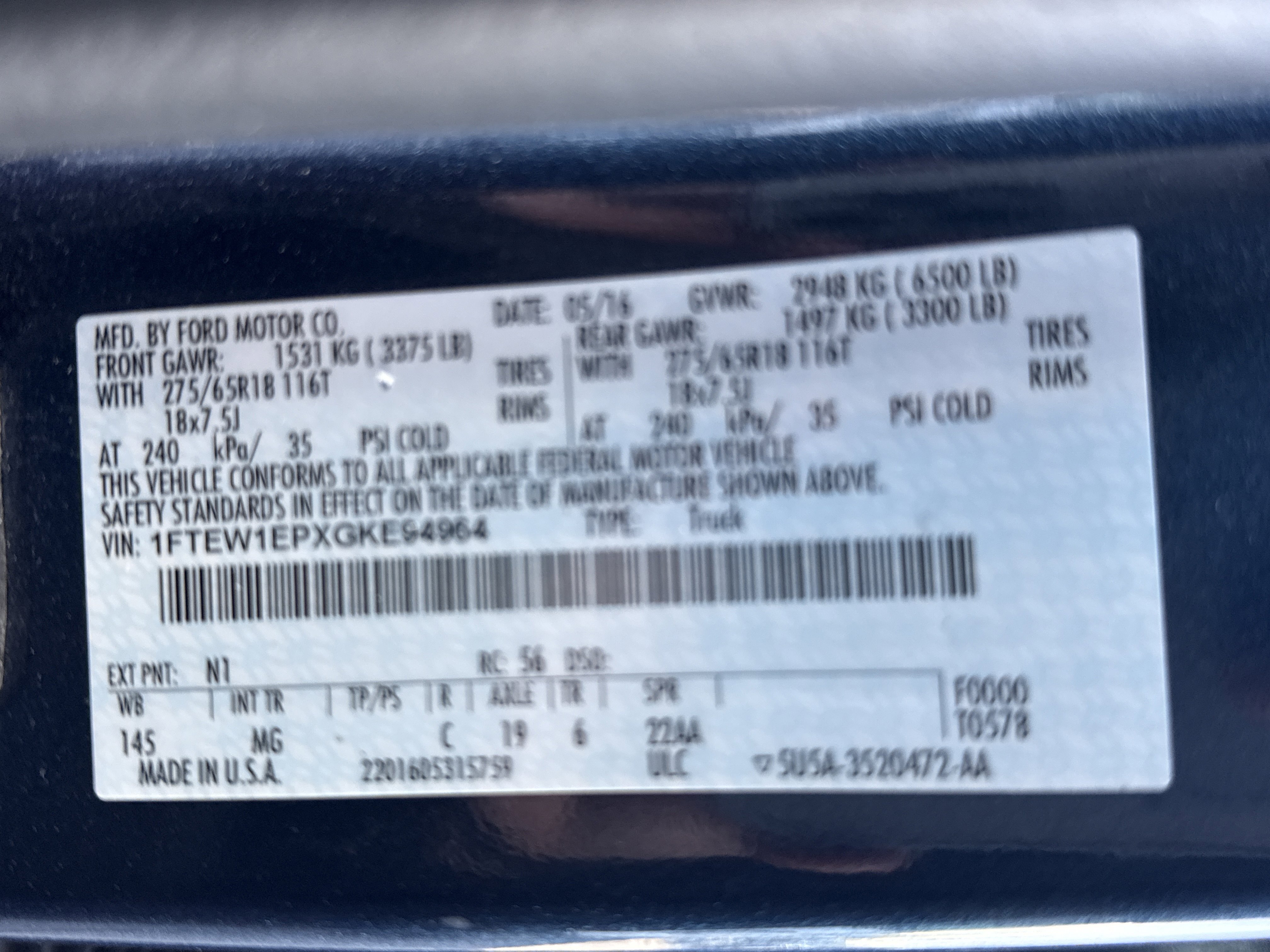 Used 2016 Ford F150 XLT w/ Equipment Group 301A Mid image 28