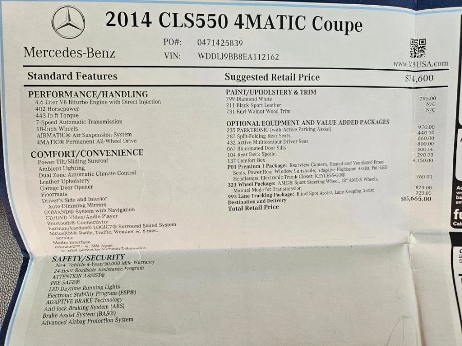 Used 2014 Mercedes-Benz CLS 550 4MATIC image 41