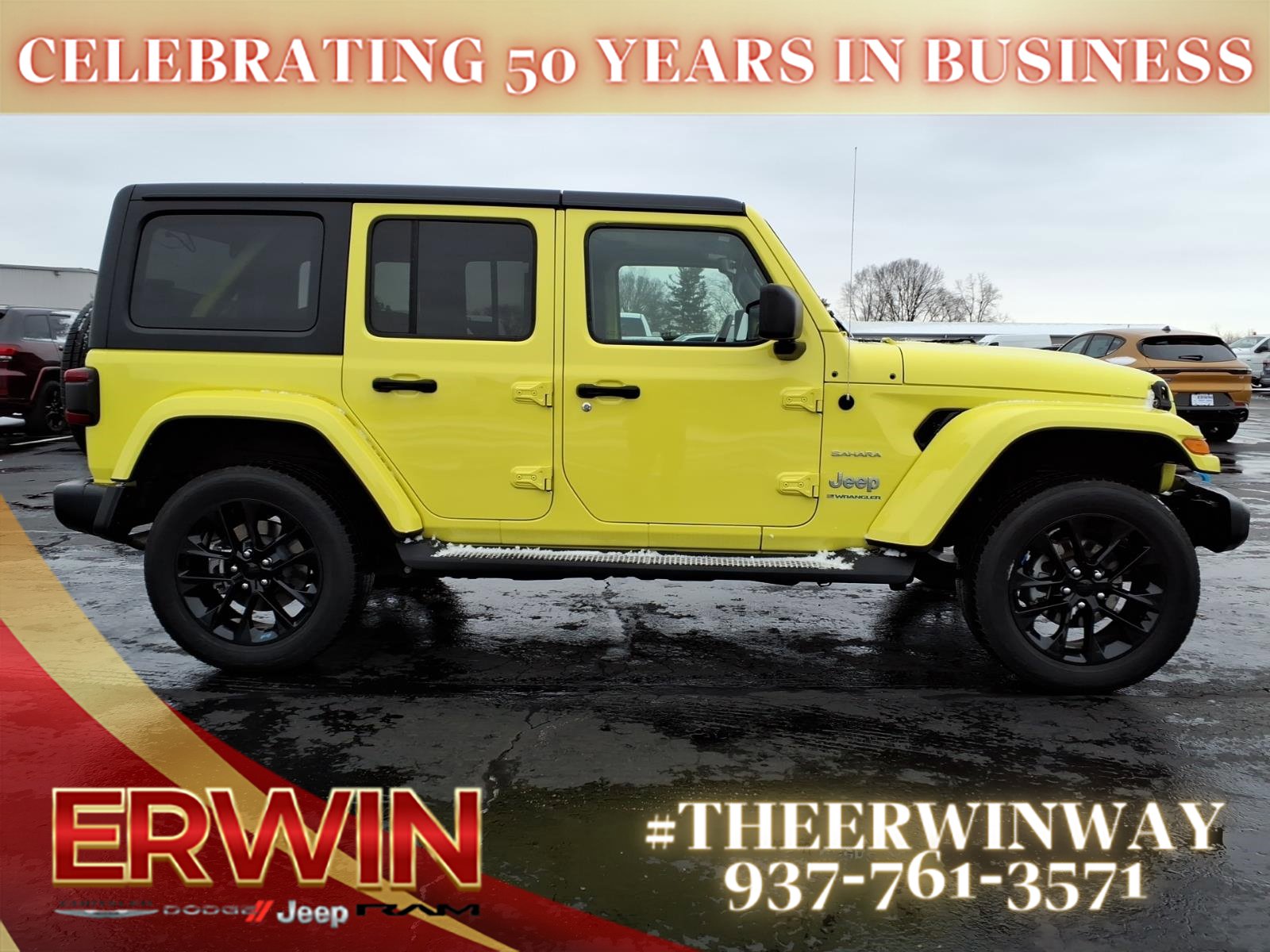 Certified 2023 Jeep Wrangler Unlimited Sahara w/ Cold Weather Group image 8