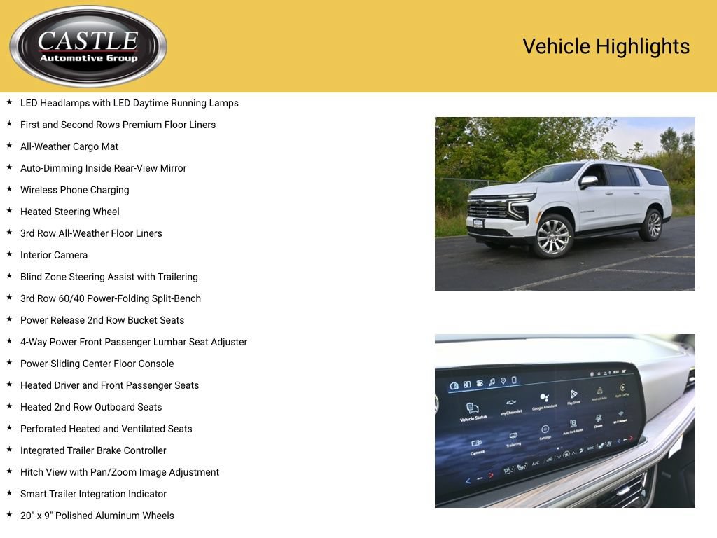 Used 2026 Chevrolet Suburban Premier w/ Sun And Tow Package AWD/4WD image 16