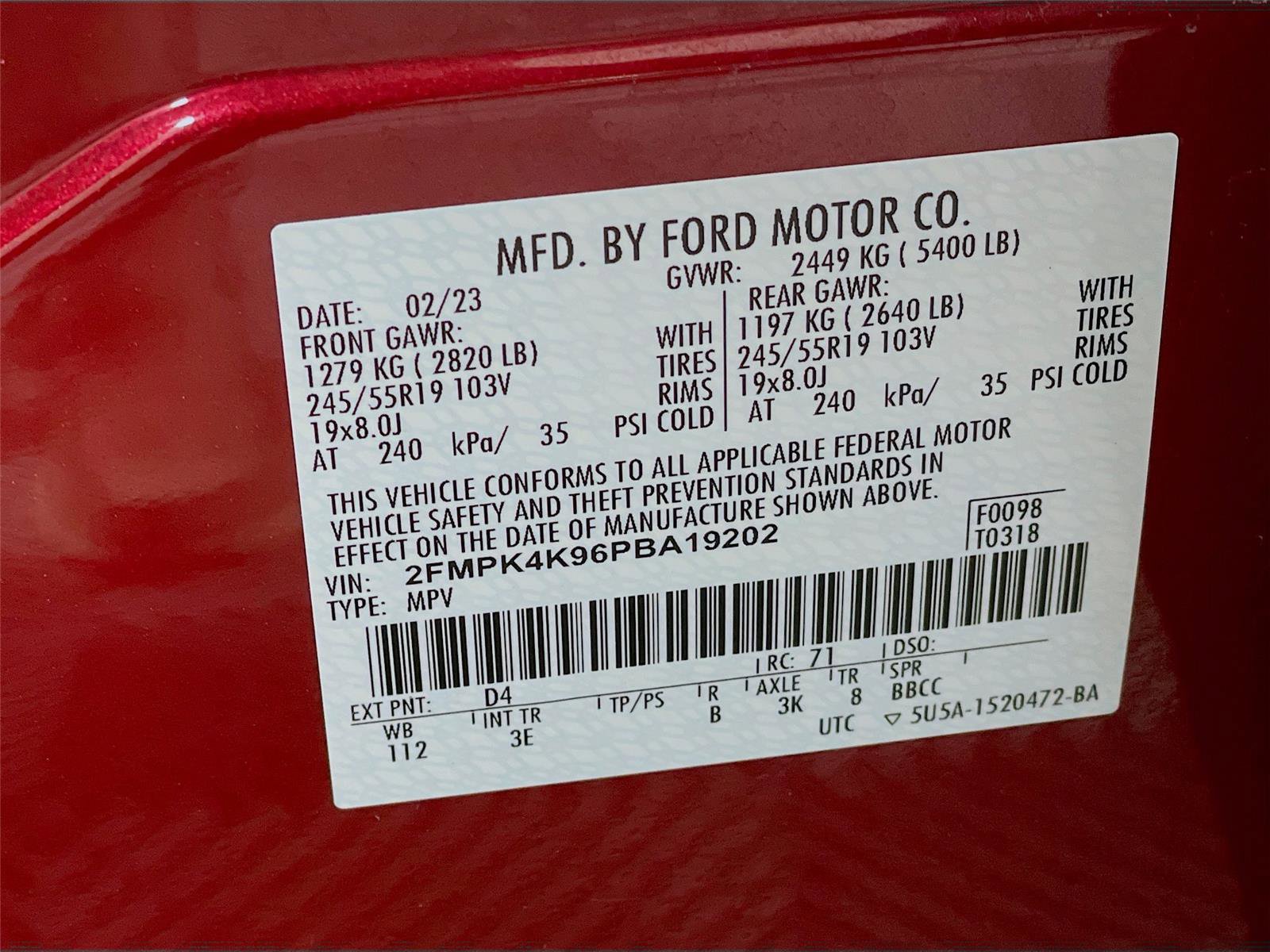 Used 2023 Ford Edge Titanium image 35