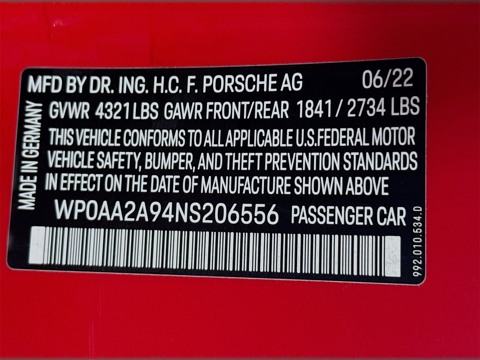 Certified 2022 Porsche 911 Carrera image 26