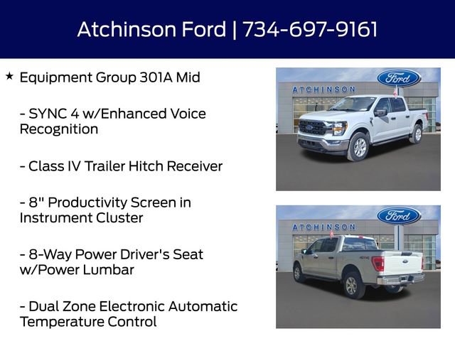Certified 2023 Ford F150 XLT w/ Equipment Group 301A Mid image 12