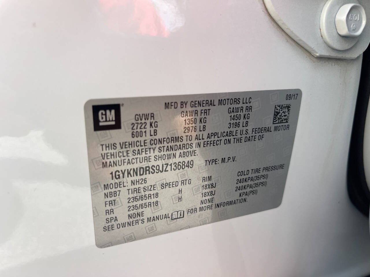 Used 2018 Cadillac XT5 Luxury w/ Driver Awareness Package AWD/4WD image 20