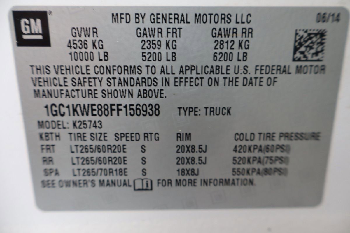 Used 2015 Chevrolet Silverado 2500 LTZ w/ Duramax Plus Package image 44